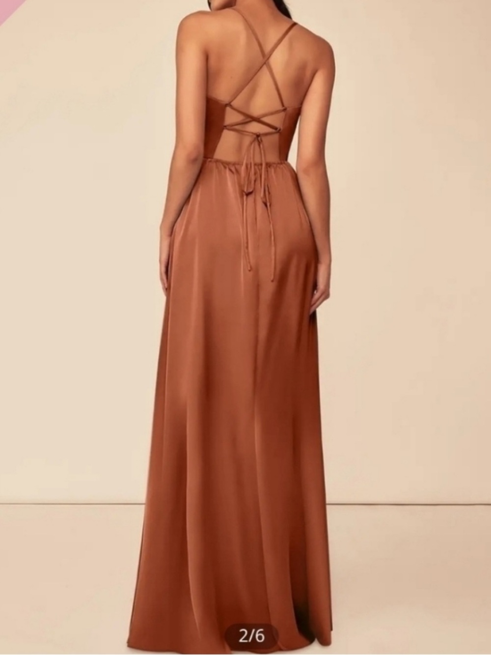 Azazie Raya Stretch Satin strappy dress